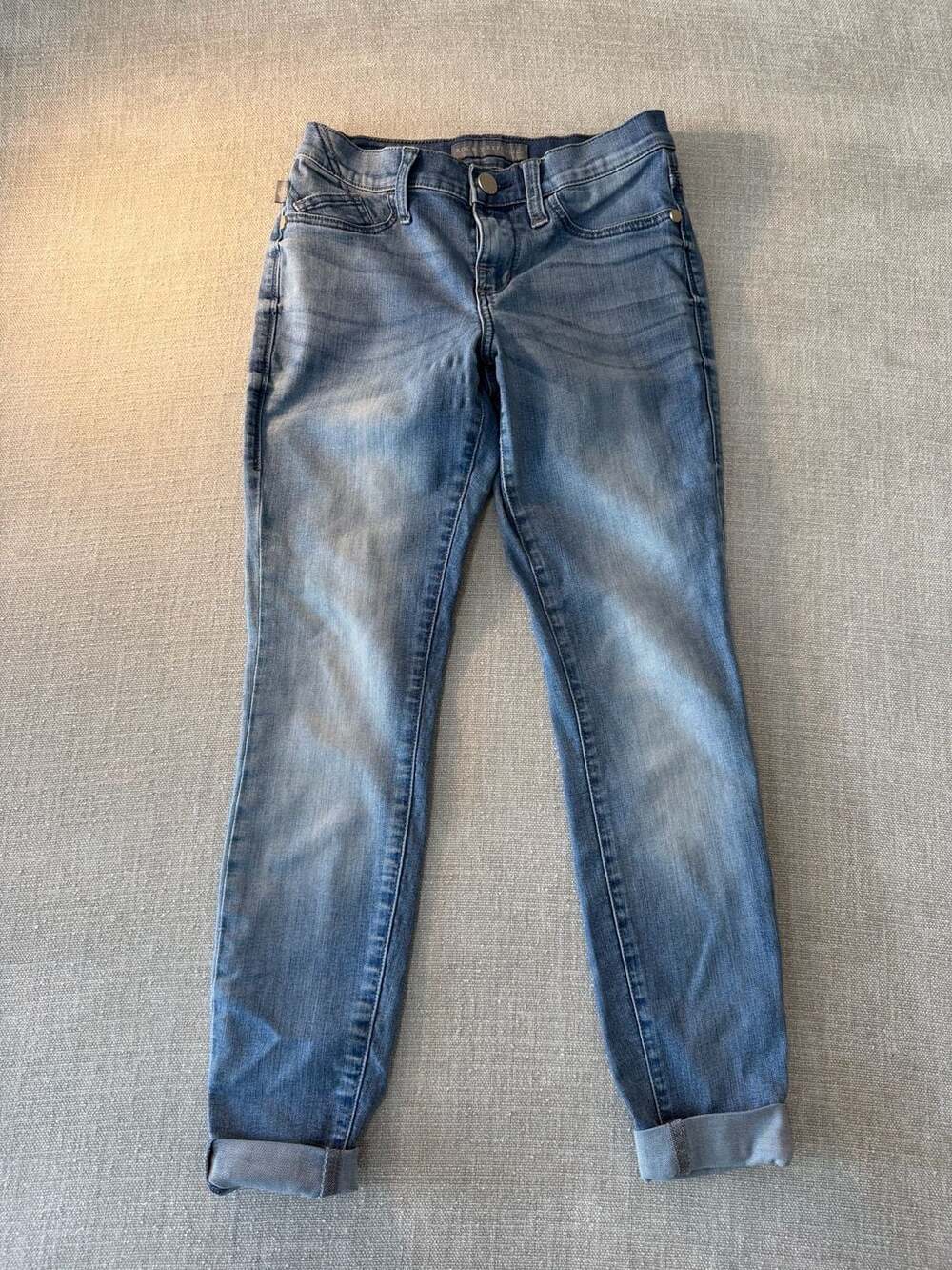 Rock & Republic Studded Pocket Skinny Jeans